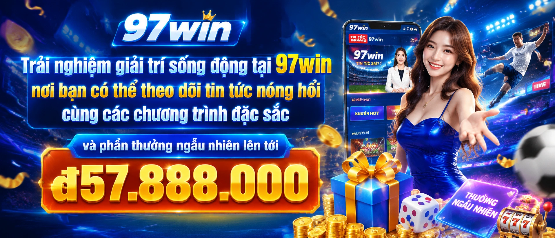 97win giao diện trang chủ casino trực tuyến Việt Nam