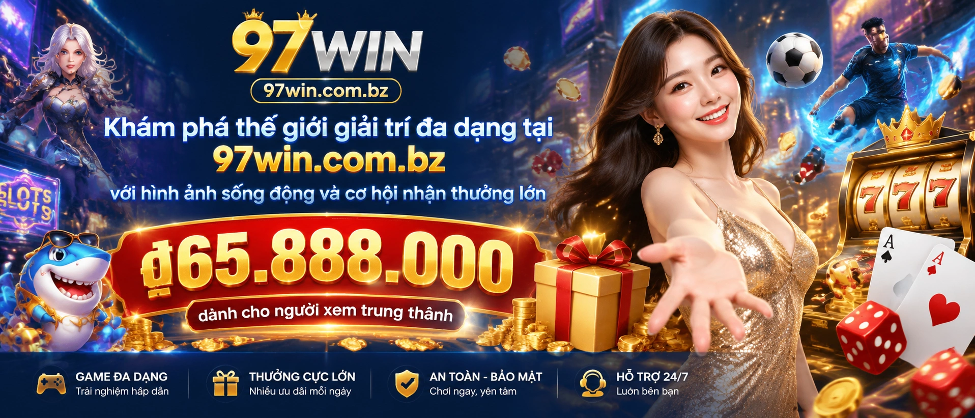 Bàn casino trực tuyến tại 97win