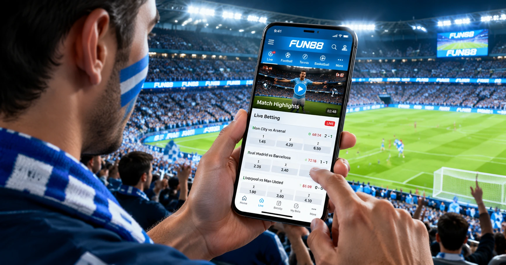 Tải Phiên Bản Mới Fun88 APK - Trải Nghiệm Mới Cho Người Hâm Mộ Bóng Đá - image 2